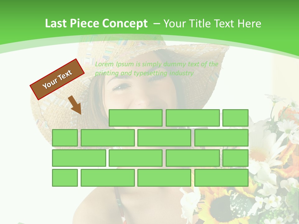 Expression Portrait Happy PowerPoint Template
