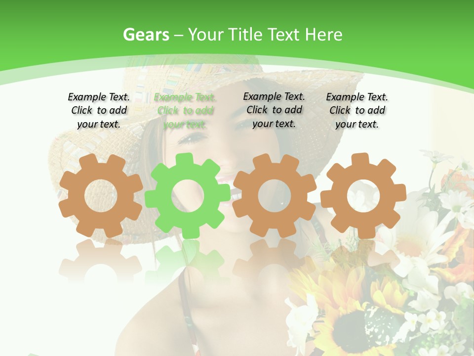 Expression Portrait Happy PowerPoint Template
