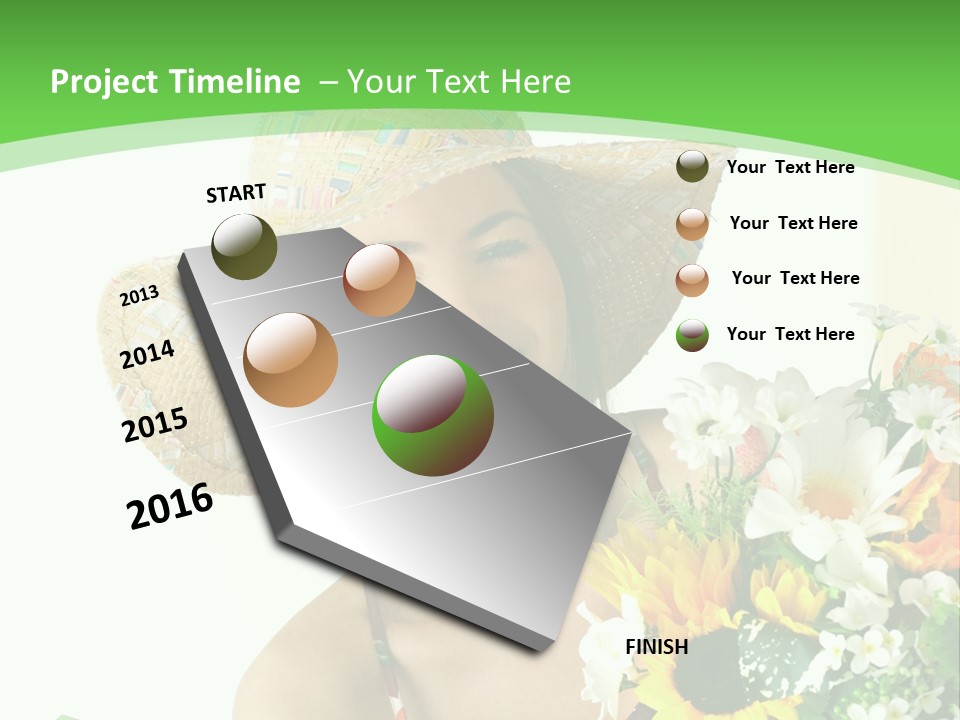 Expression Portrait Happy PowerPoint Template