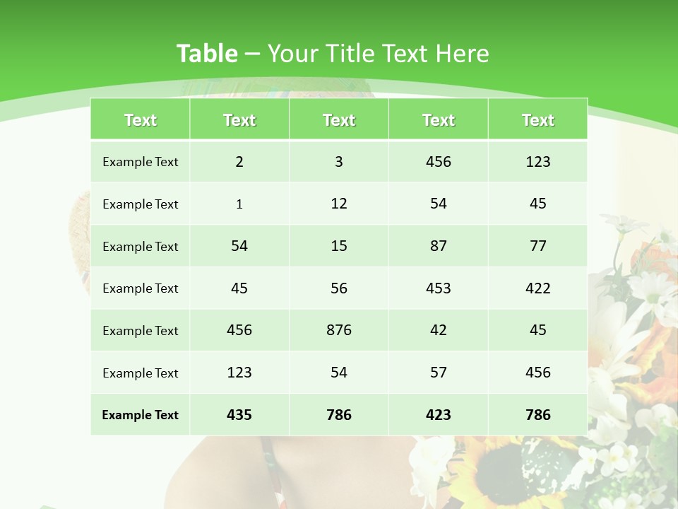 Expression Portrait Happy PowerPoint Template
