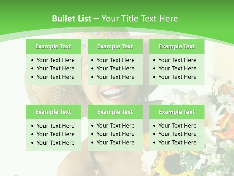 Expression Portrait Happy PowerPoint Template