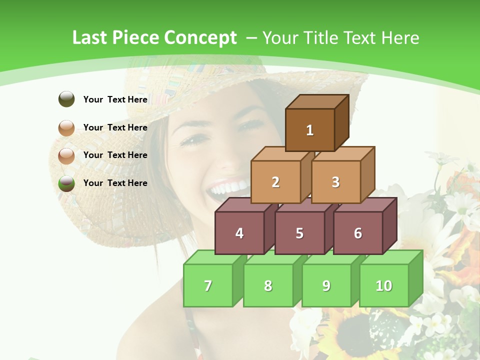 Expression Portrait Happy PowerPoint Template
