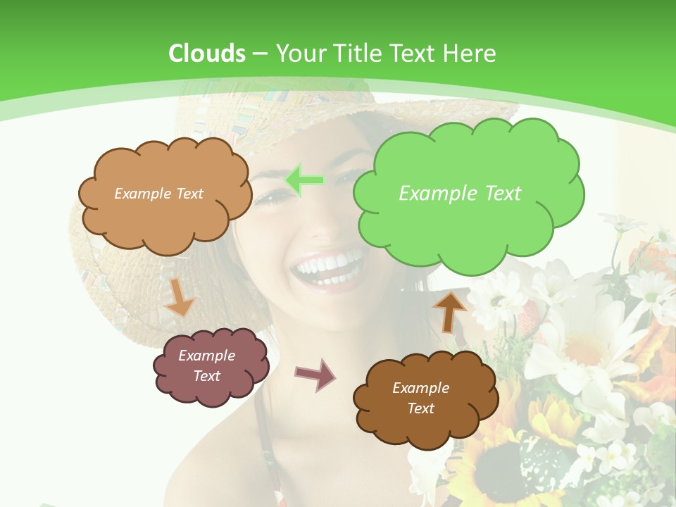 Expression Portrait Happy PowerPoint Template