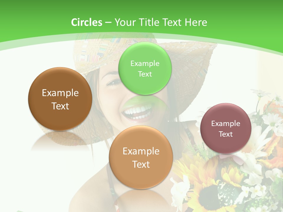 Expression Portrait Happy PowerPoint Template