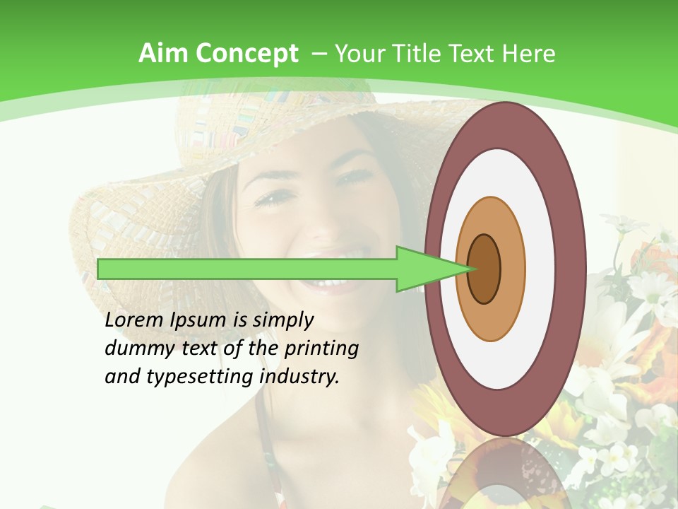 Expression Portrait Happy PowerPoint Template