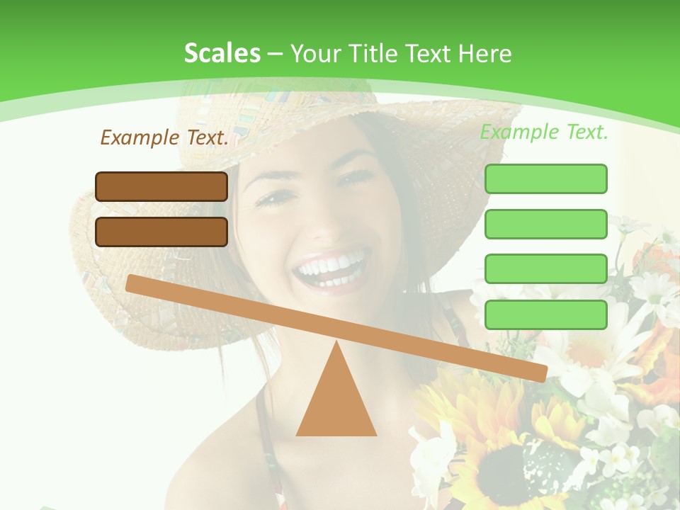Expression Portrait Happy PowerPoint Template