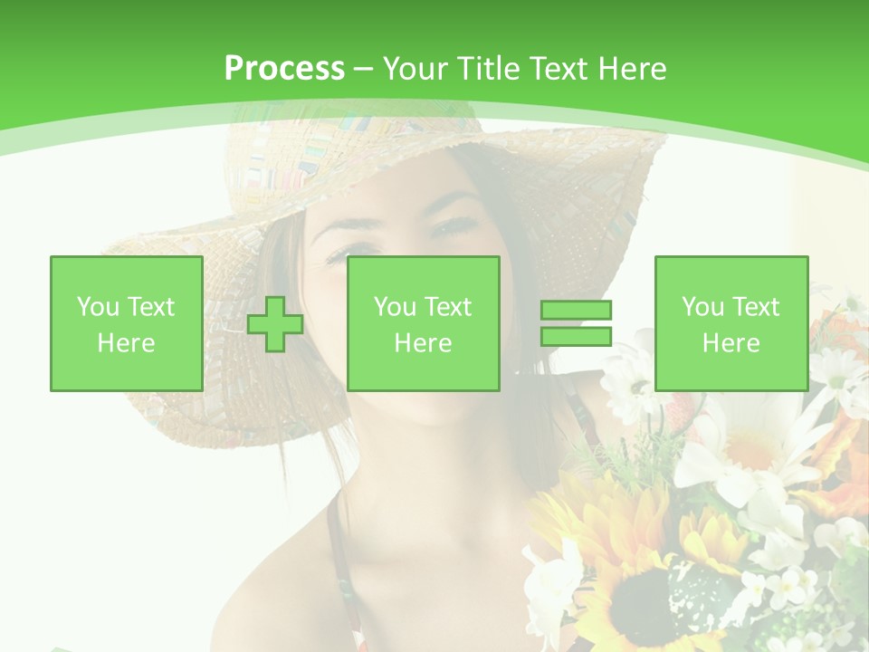 Expression Portrait Happy PowerPoint Template