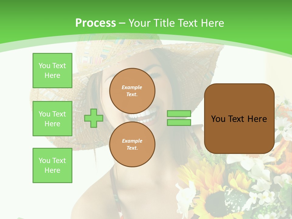 Expression Portrait Happy PowerPoint Template
