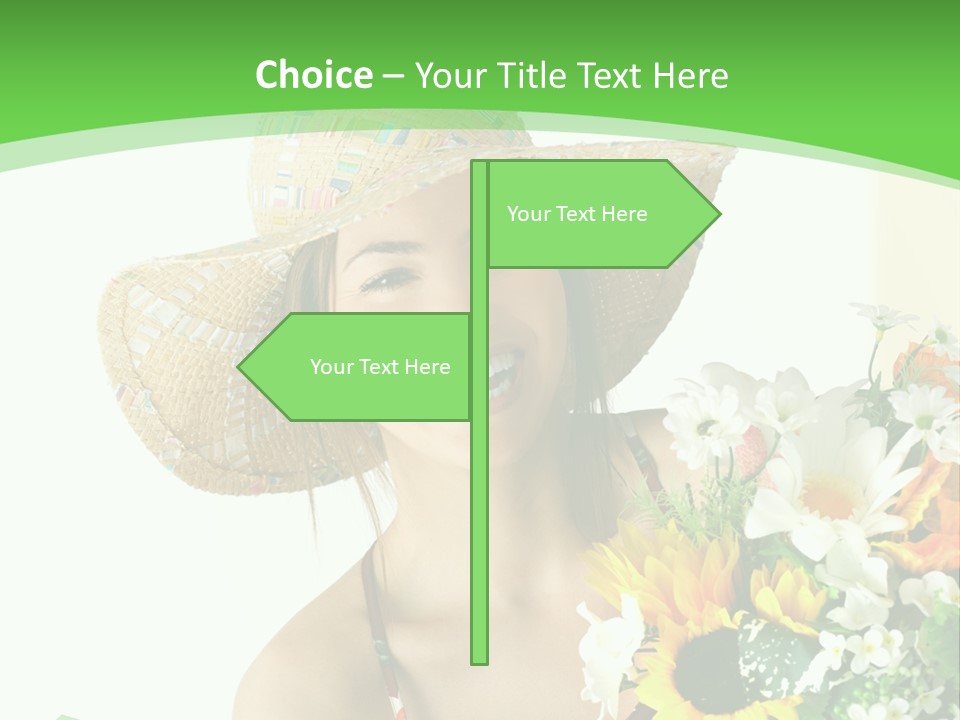 Expression Portrait Happy PowerPoint Template