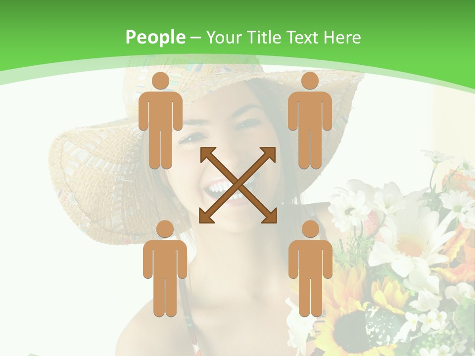 Expression Portrait Happy PowerPoint Template