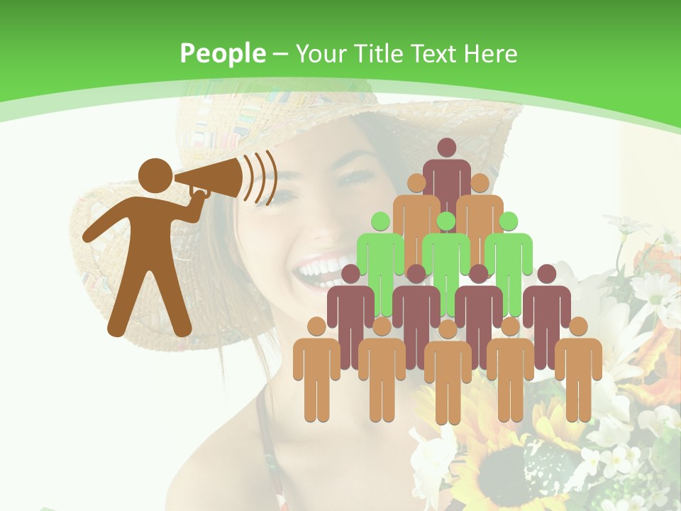 Expression Portrait Happy PowerPoint Template