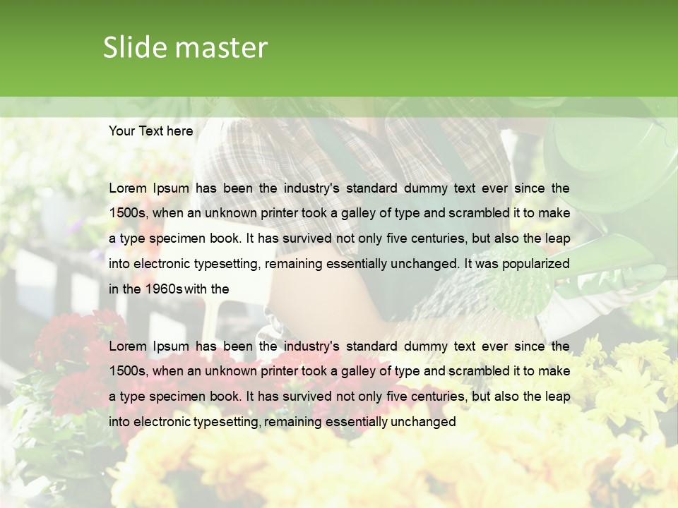 Cut Look Joy PowerPoint Template