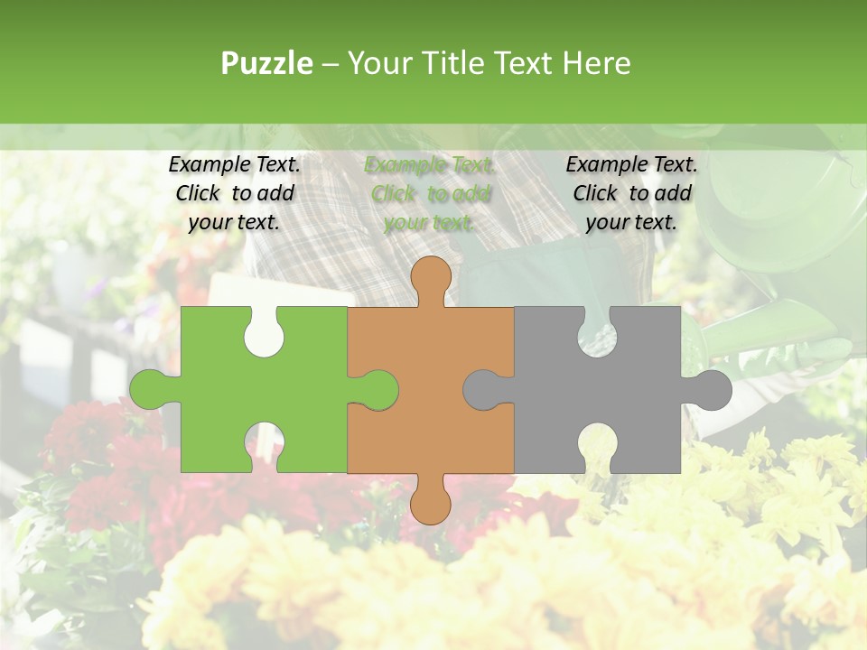 Cut Look Joy PowerPoint Template