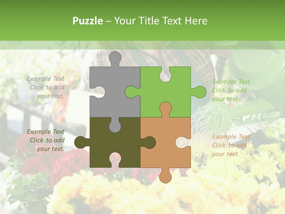 Cut Look Joy PowerPoint Template