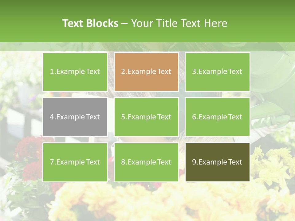 Cut Look Joy PowerPoint Template