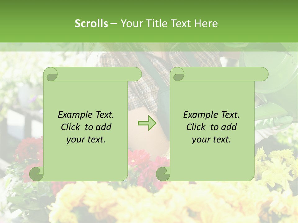Cut Look Joy PowerPoint Template