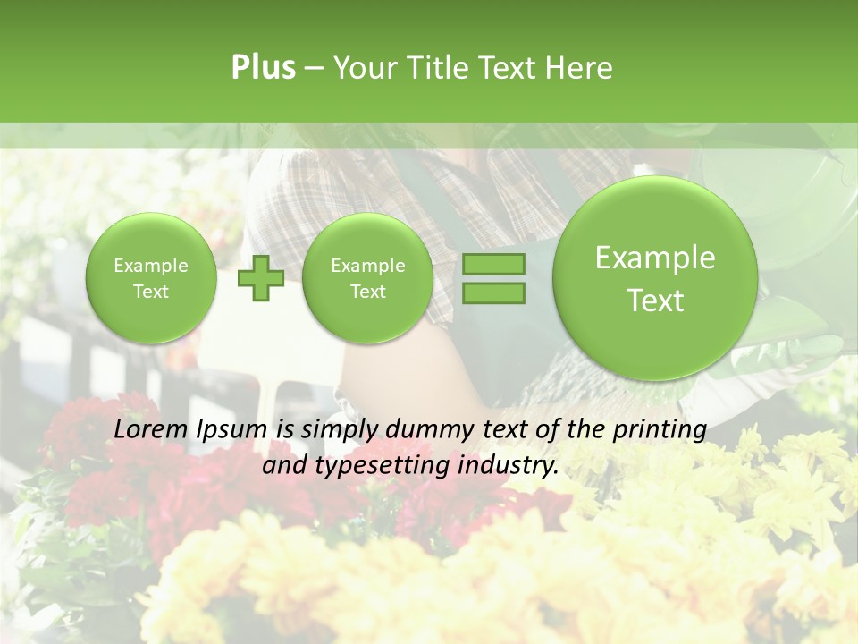 Cut Look Joy PowerPoint Template