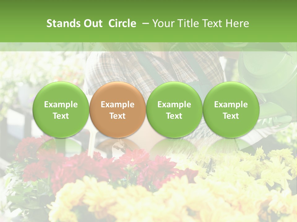 Cut Look Joy PowerPoint Template