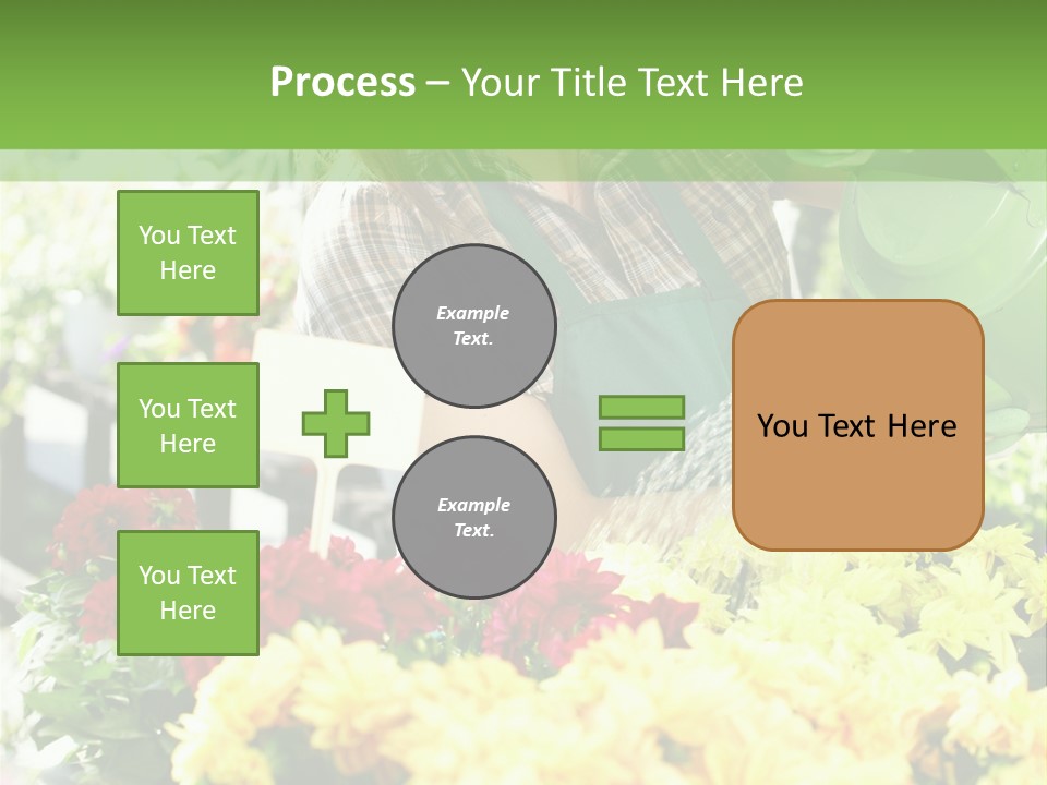 Cut Look Joy PowerPoint Template