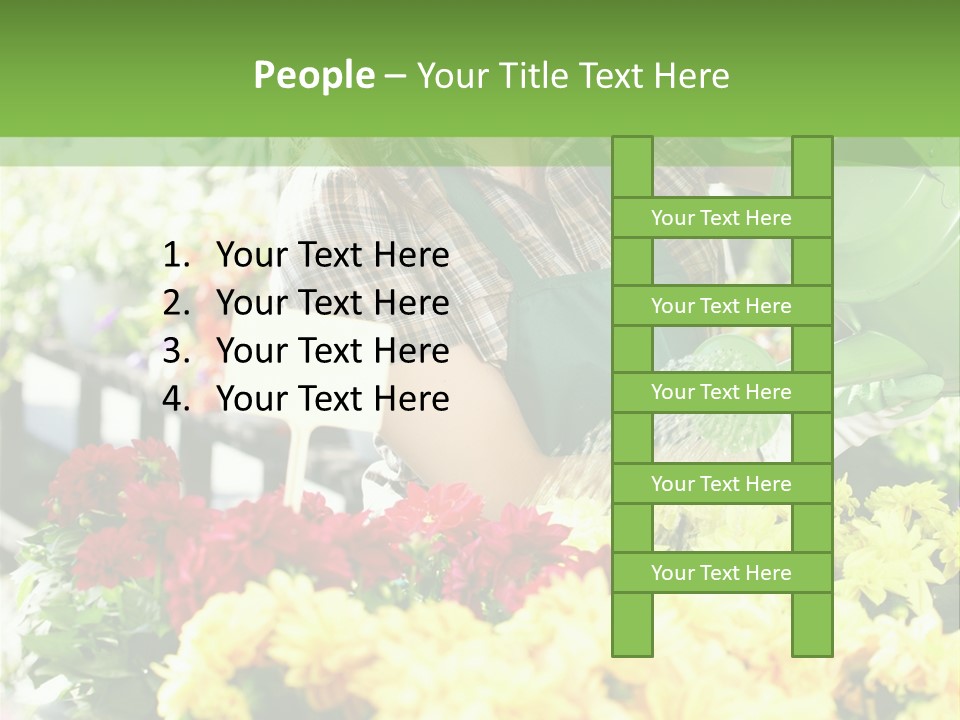 Cut Look Joy PowerPoint Template