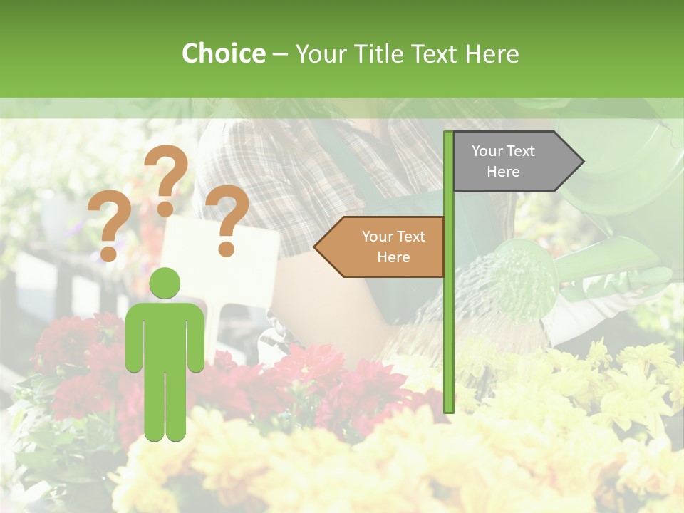 Cut Look Joy PowerPoint Template