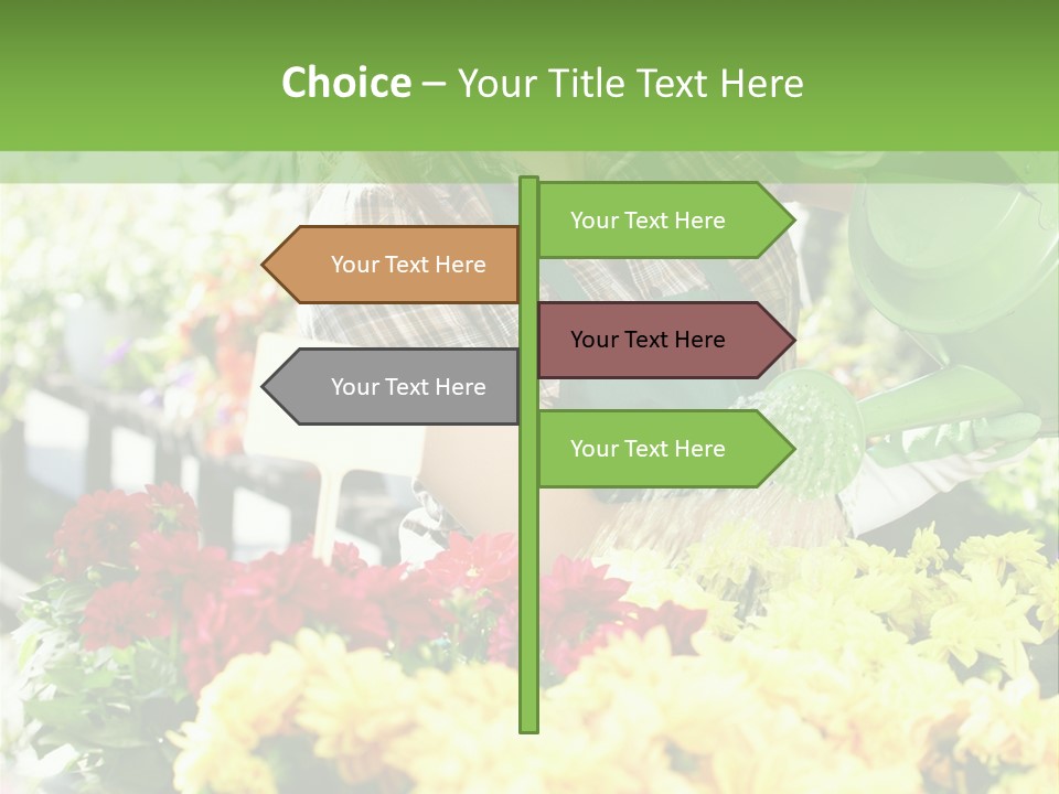 Cut Look Joy PowerPoint Template