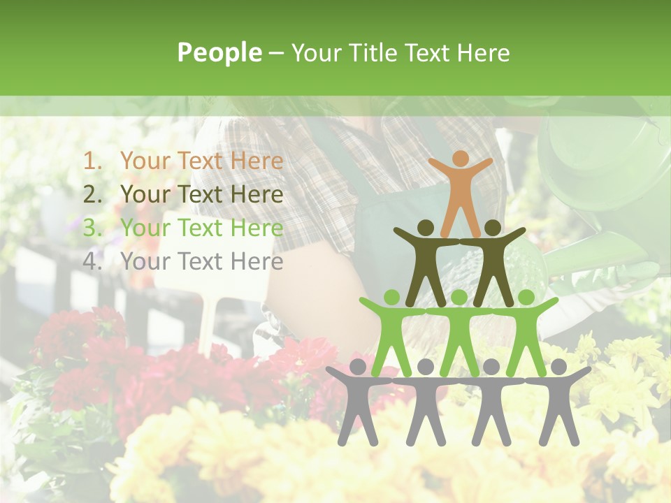 Cut Look Joy PowerPoint Template