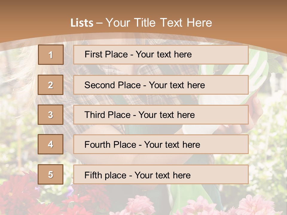 Plant Profession Young PowerPoint Template