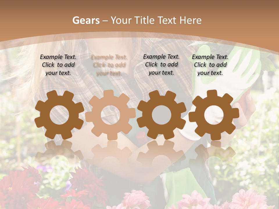 Plant Profession Young PowerPoint Template