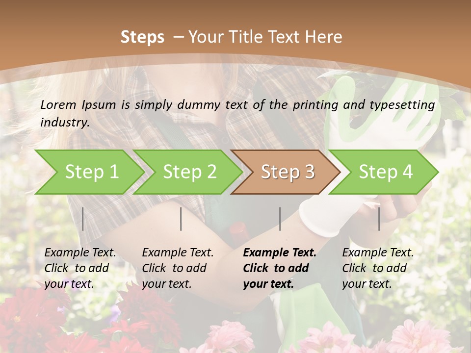 Plant Profession Young PowerPoint Template