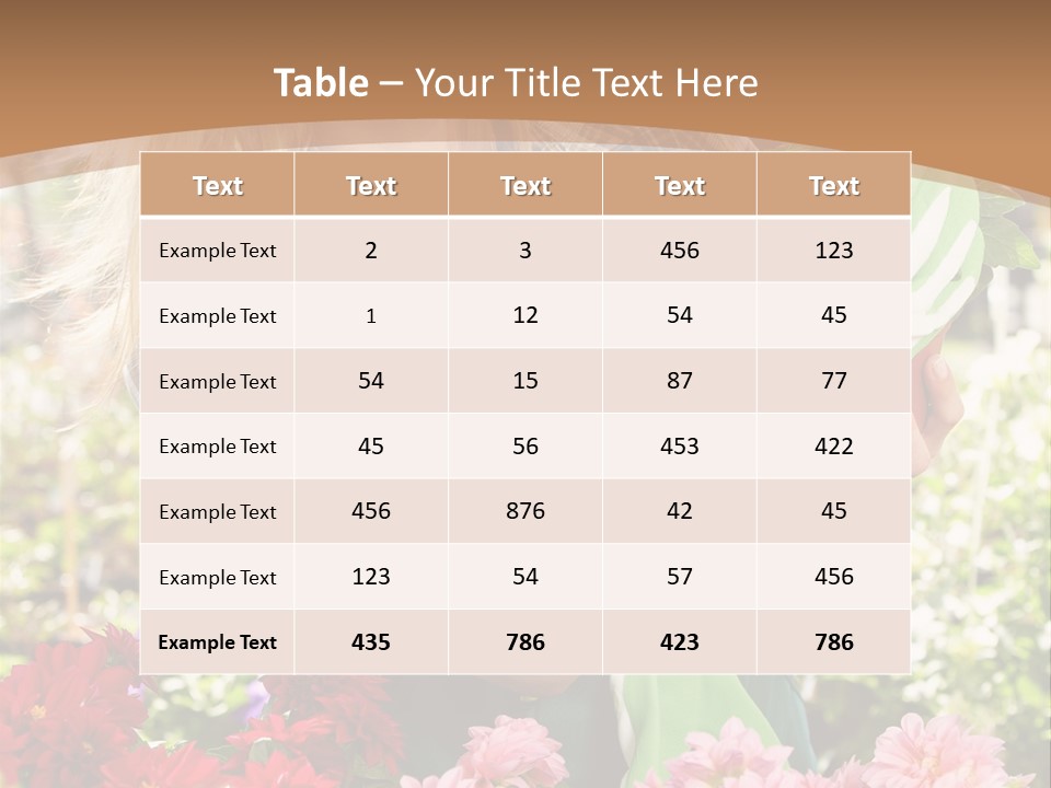 Plant Profession Young PowerPoint Template