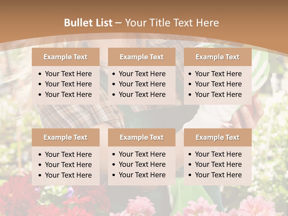 Plant Profession Young PowerPoint Template