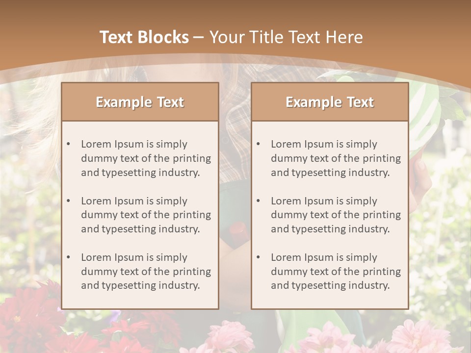 Plant Profession Young PowerPoint Template