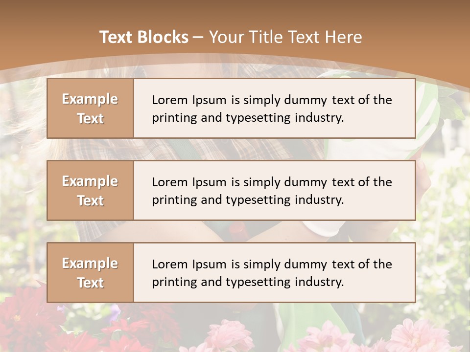 Plant Profession Young PowerPoint Template