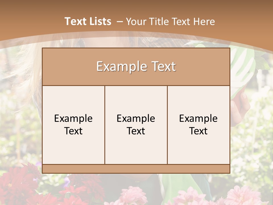 Plant Profession Young PowerPoint Template