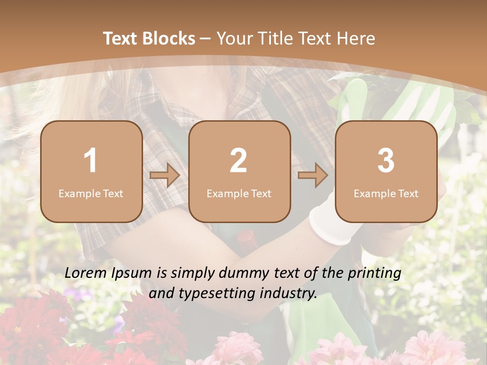 Plant Profession Young PowerPoint Template