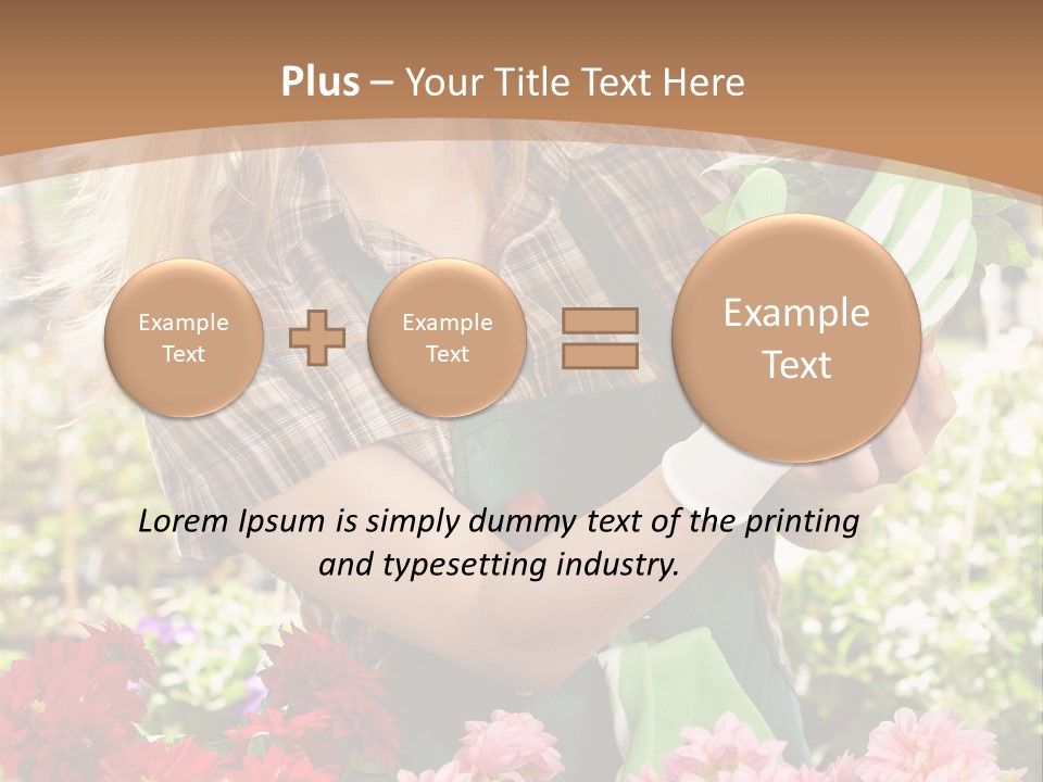Plant Profession Young PowerPoint Template