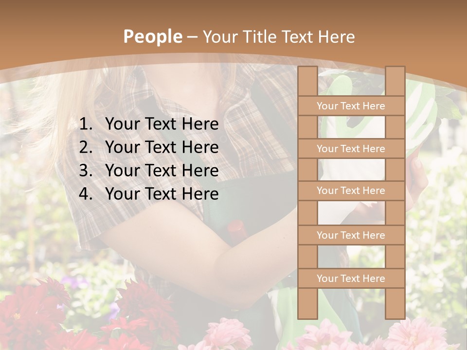 Plant Profession Young PowerPoint Template