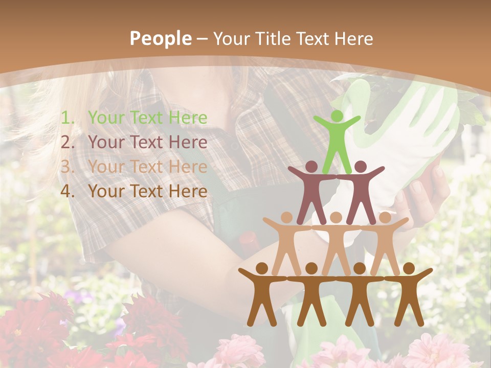 Plant Profession Young PowerPoint Template