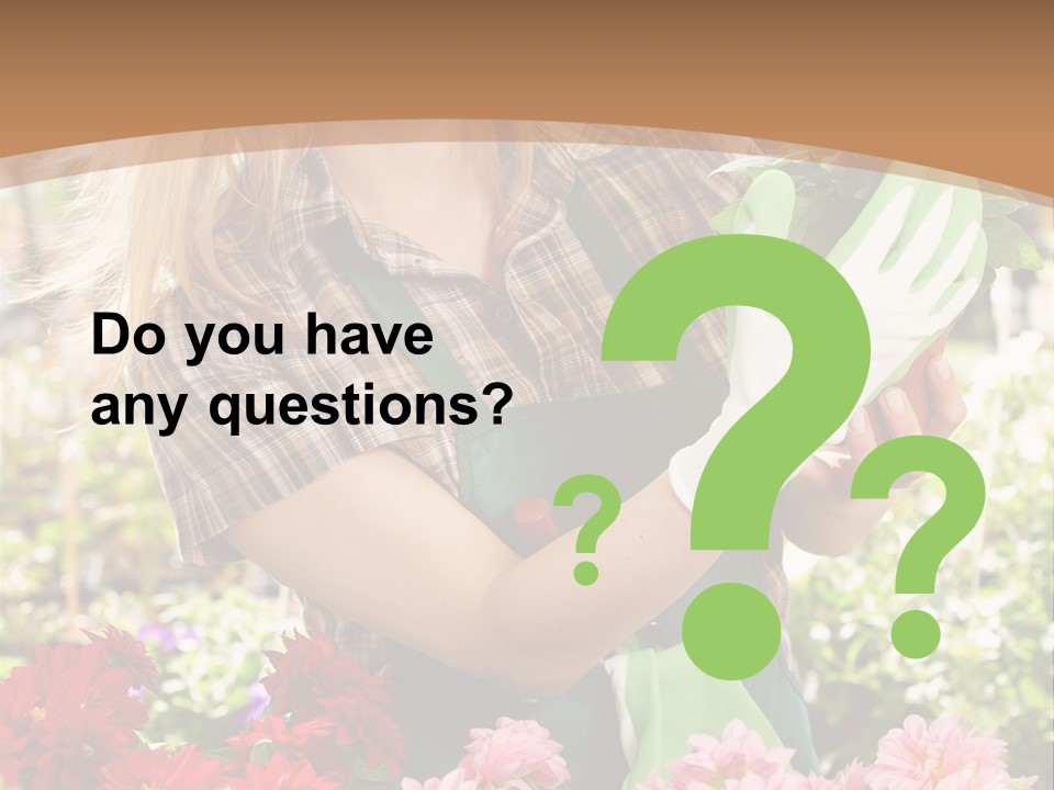 Plant Profession Young PowerPoint Template