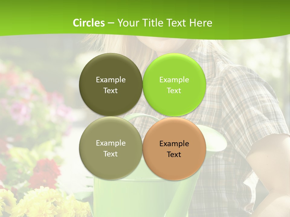 Commercial Growing Greenhouse PowerPoint Template