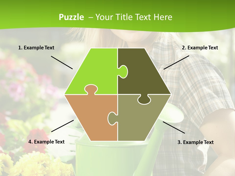 Commercial Growing Greenhouse PowerPoint Template