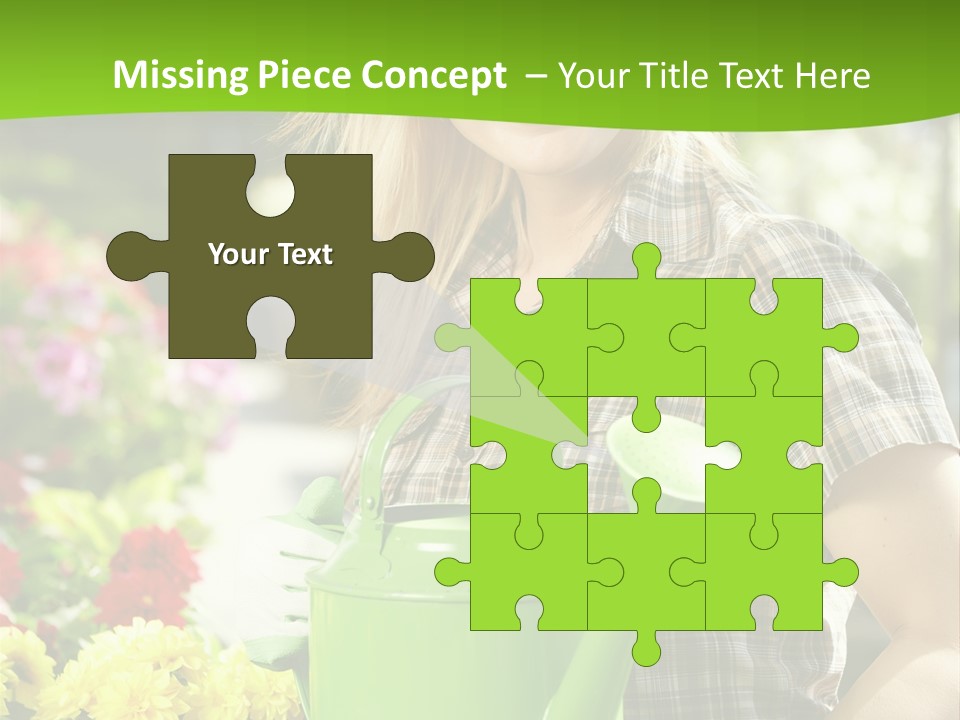 Commercial Growing Greenhouse PowerPoint Template