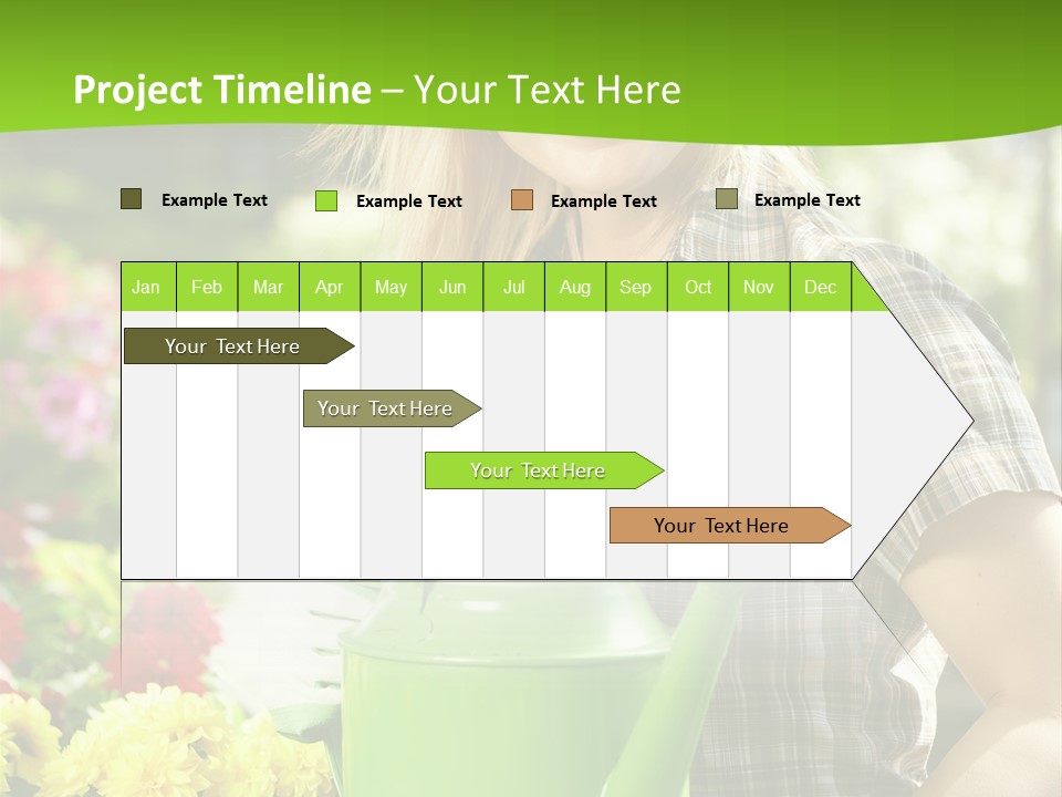 Commercial Growing Greenhouse PowerPoint Template