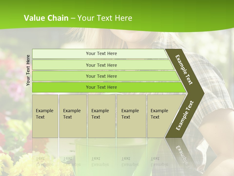 Commercial Growing Greenhouse PowerPoint Template