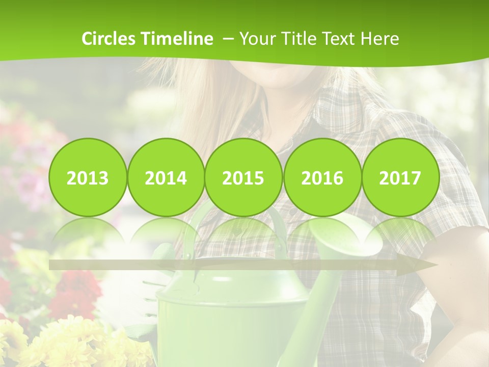 Commercial Growing Greenhouse PowerPoint Template