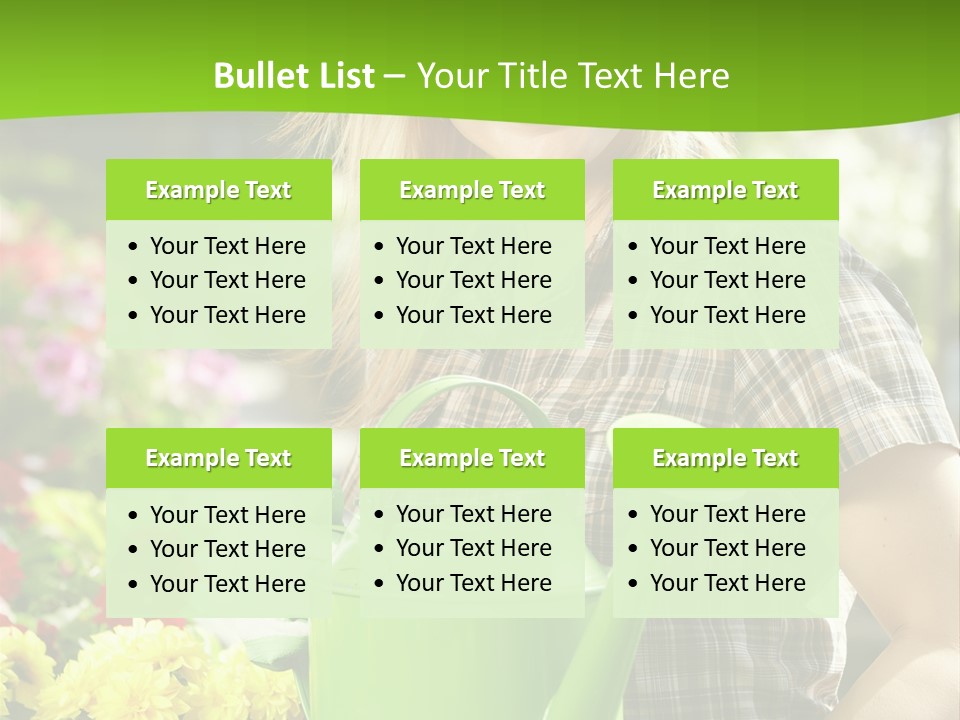 Commercial Growing Greenhouse PowerPoint Template