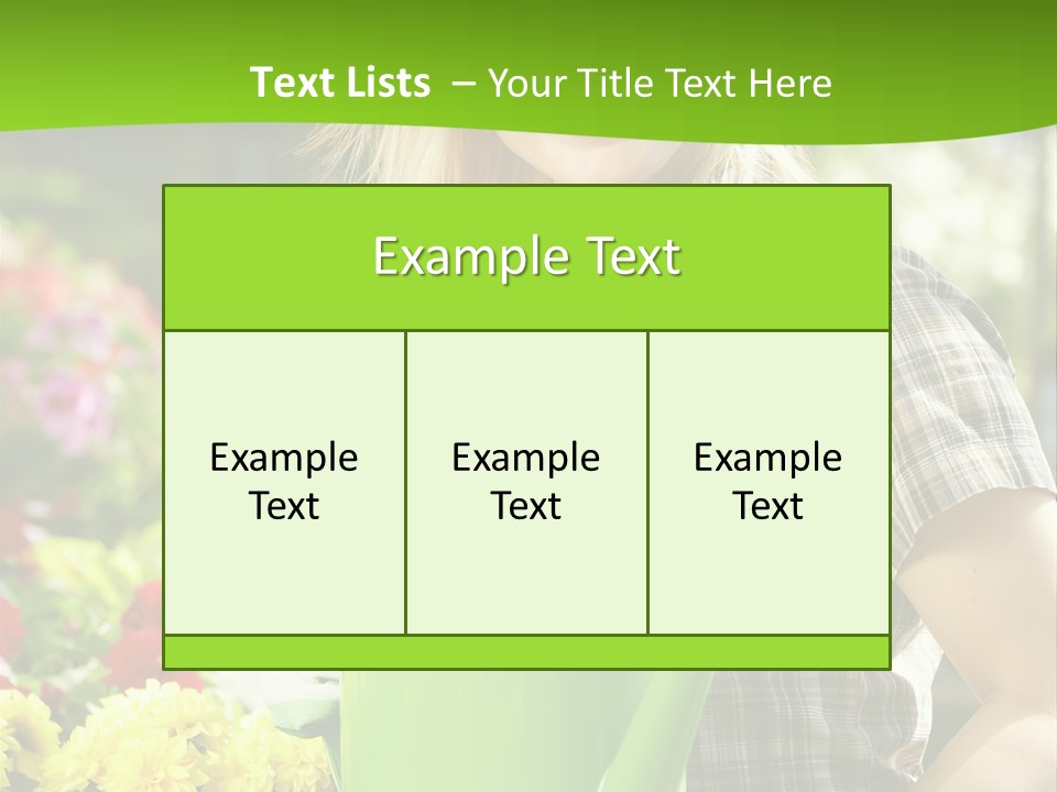 Commercial Growing Greenhouse PowerPoint Template