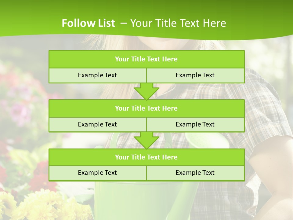 Commercial Growing Greenhouse PowerPoint Template