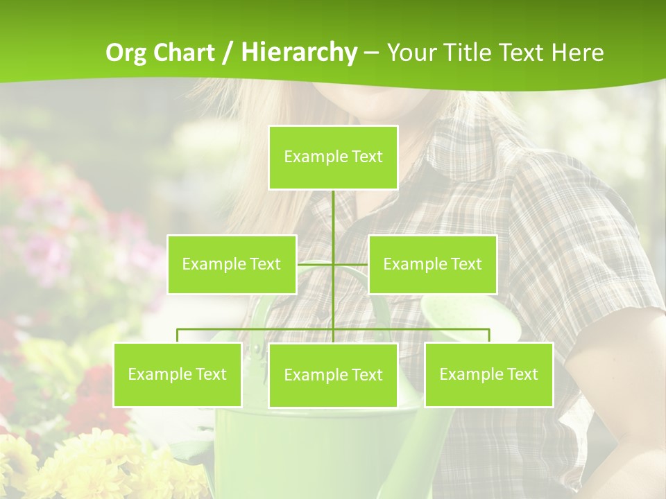 Commercial Growing Greenhouse PowerPoint Template